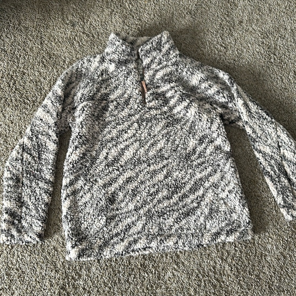 dylan Size Medium Sherpa Quarter Zip